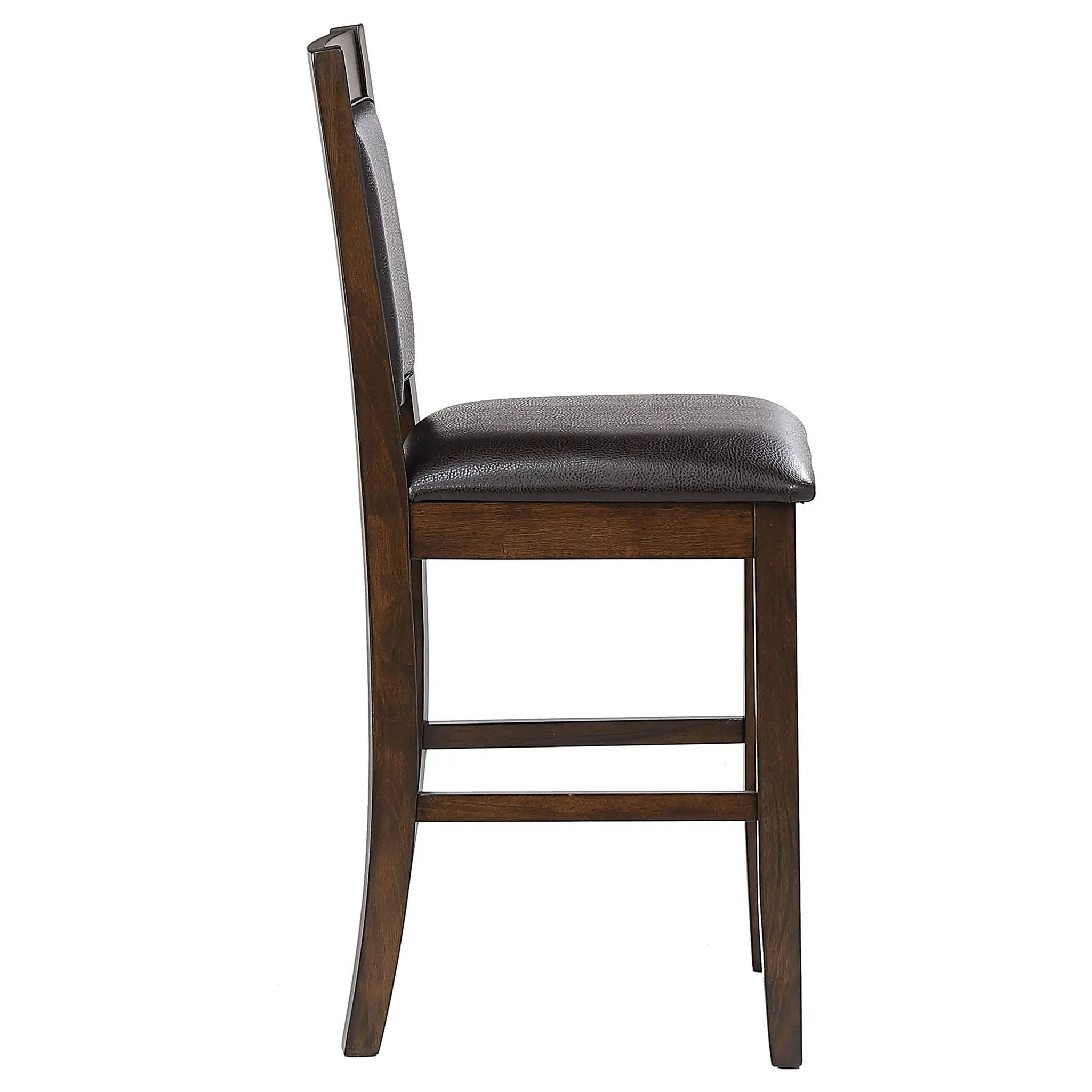 Ferrara - 5 Piece Counter Height Dining Set With Chairs - Walnut