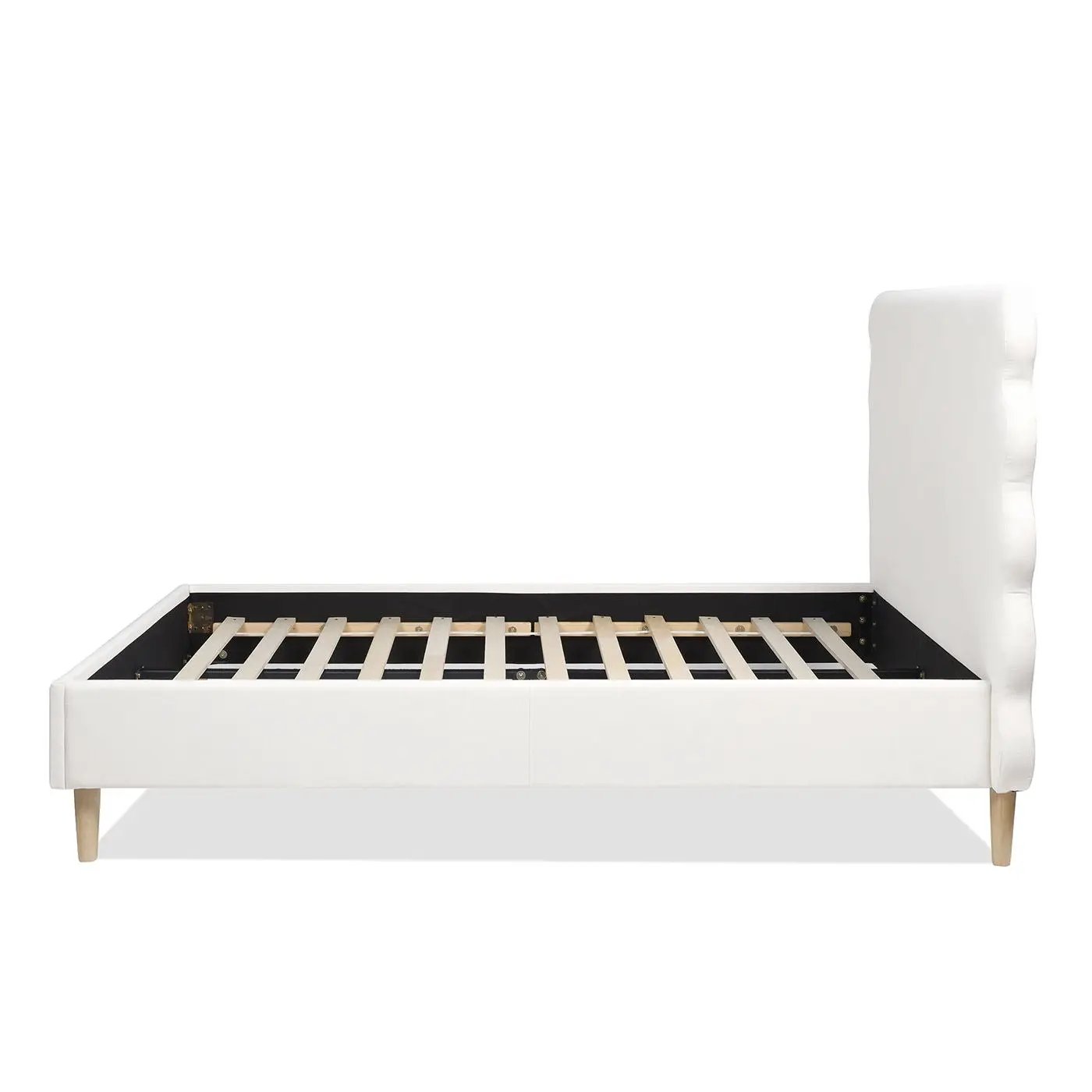 Stockholm - Modern Wavy Headboard Platform Bed by Unique Piece Furniture