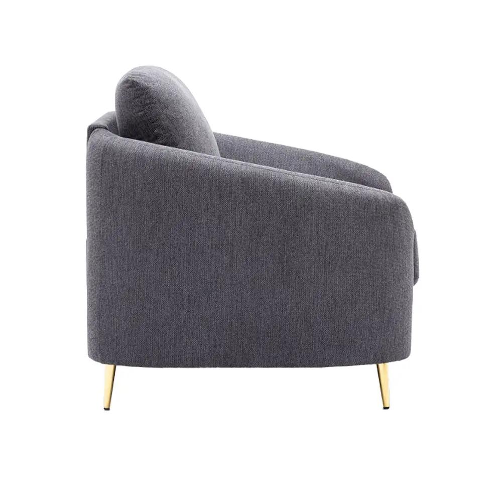 Yuina - Loveseat - Gray Linen by Unique Piece Furniture