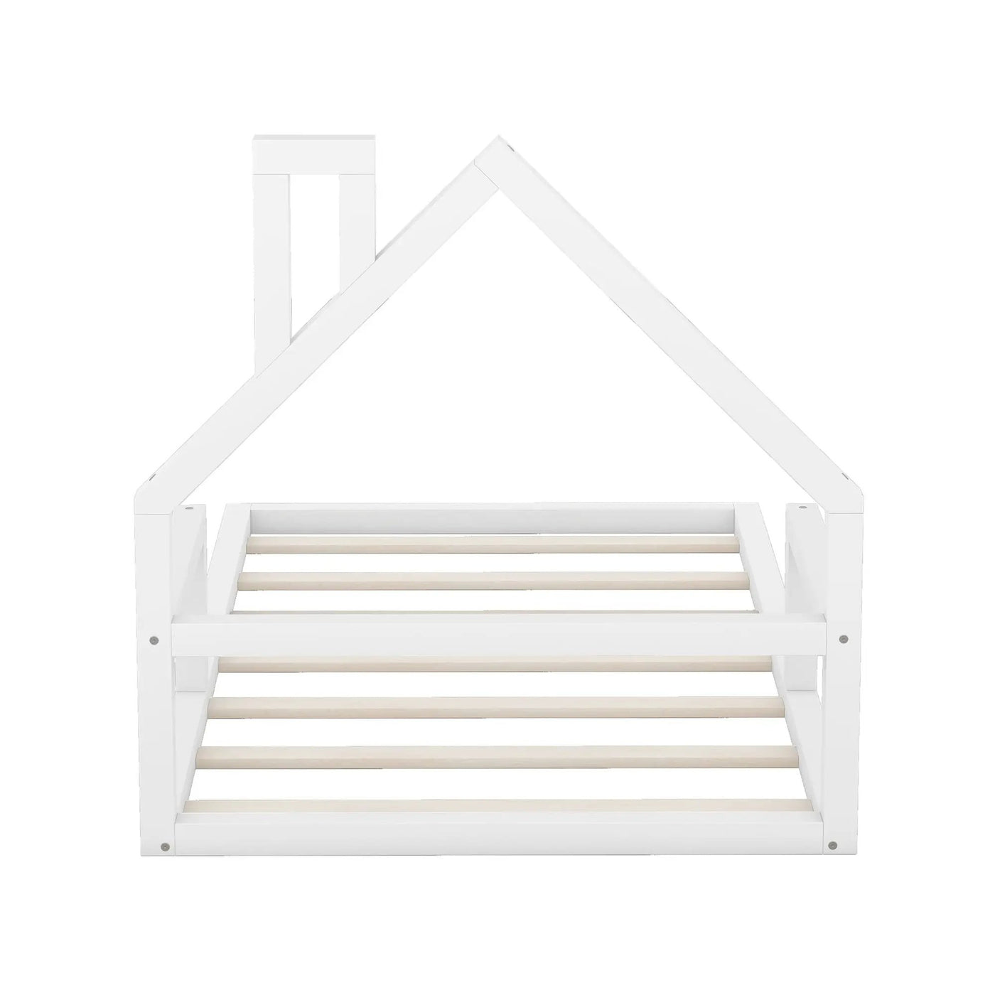 Floor Bed With House Shaped Headboard by HouseOfZazla