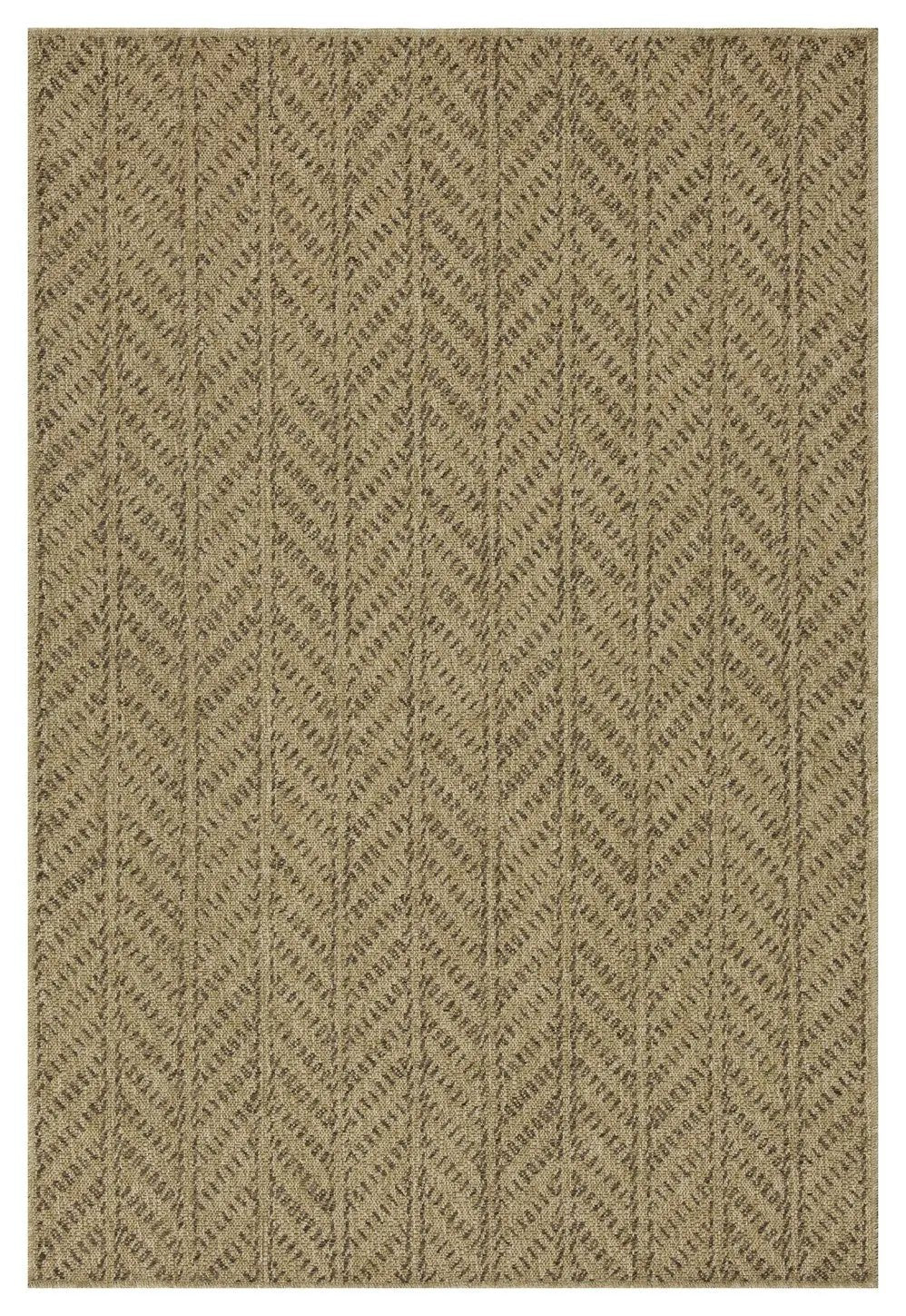 Earth GC_NTL1013 Jute/Mocha Indoor/Outdoor Area Rug by HouseOfZazla