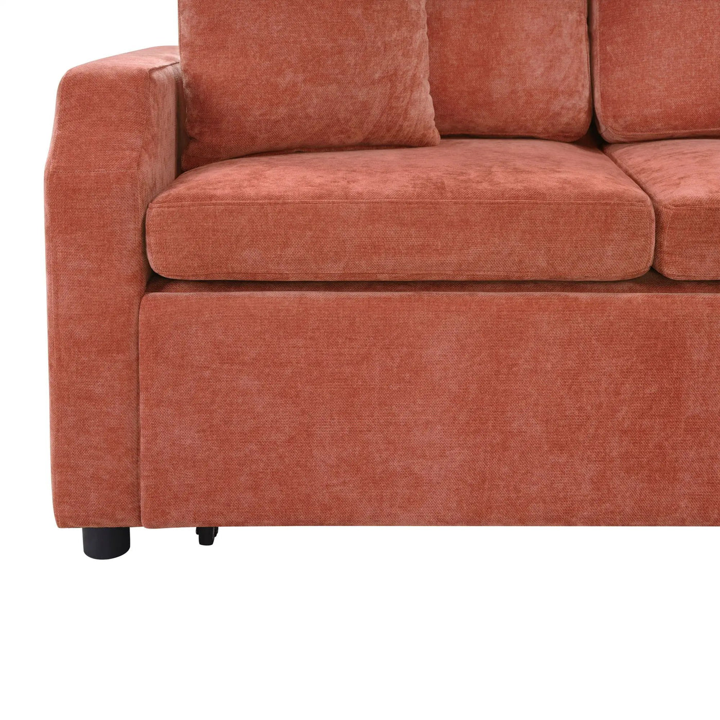 Modern L Shaped Sectional Sofa Bed With Hidden Storage Upholstery by HouseOfZazla
