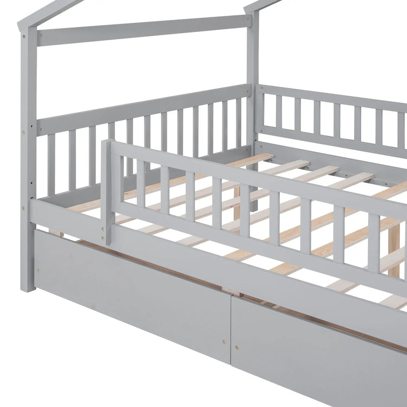 House Bed With 2 Drawers by HouseOfZazla