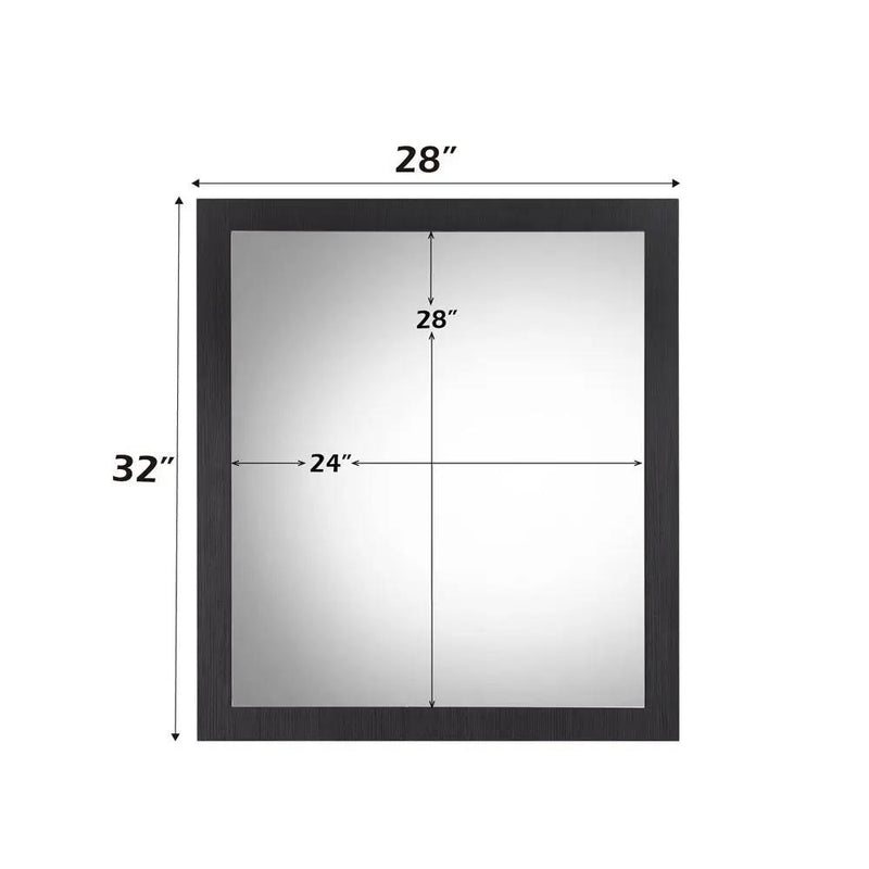 Eos - Mirror - Walnut & Black by Unique Piece Furniture
