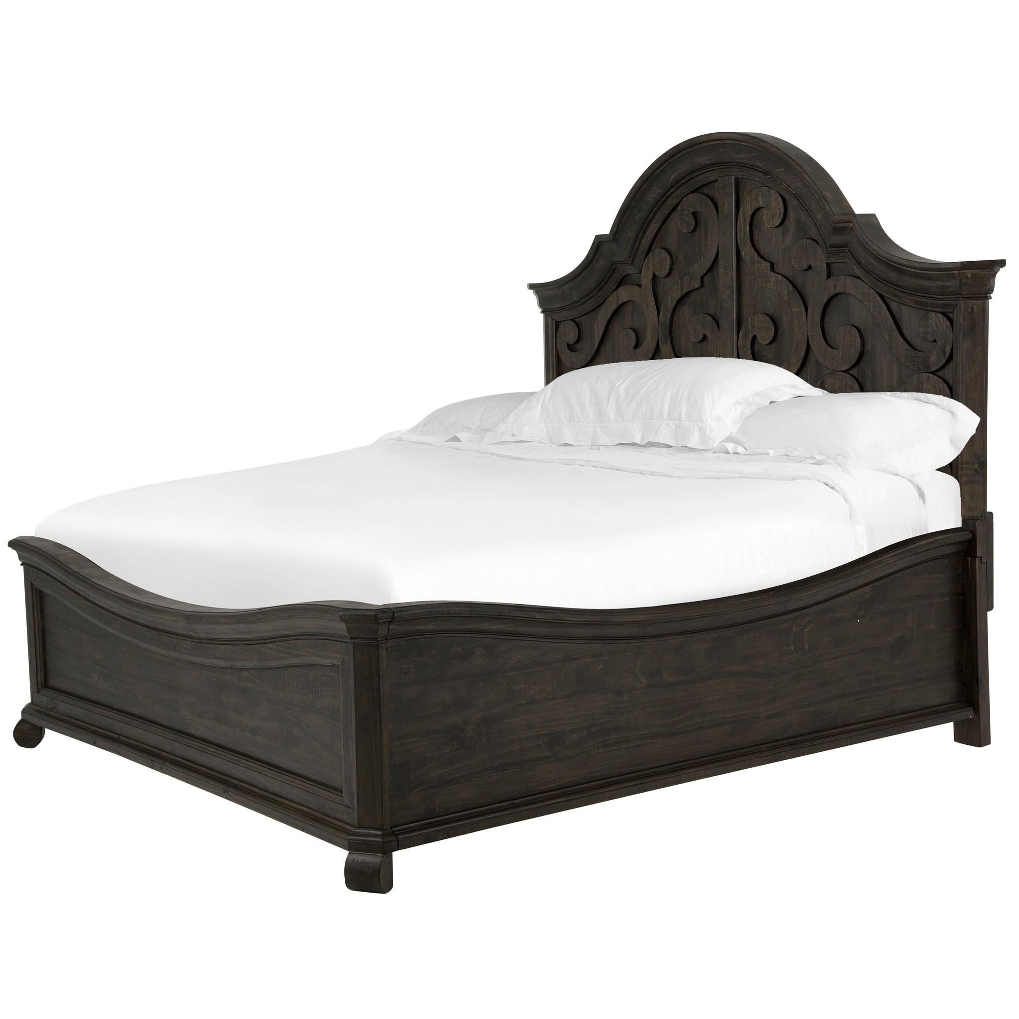 Bellamy - Complete Shaped Panel Bed by Unique Piece Furniture