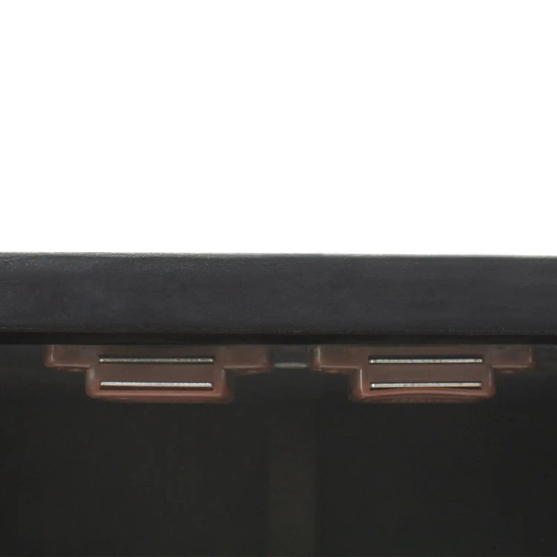 Modern Black Wood Storage Cabinet with Decorative Door by HouseOfZazla