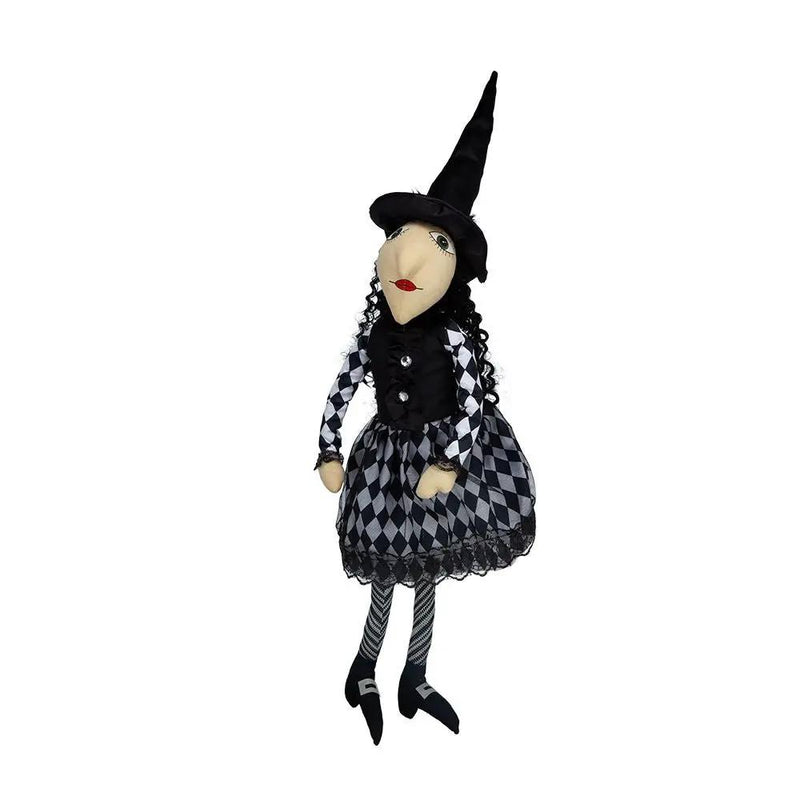 Halloween Sitting Witch Decor - Black by HouseOfZazla