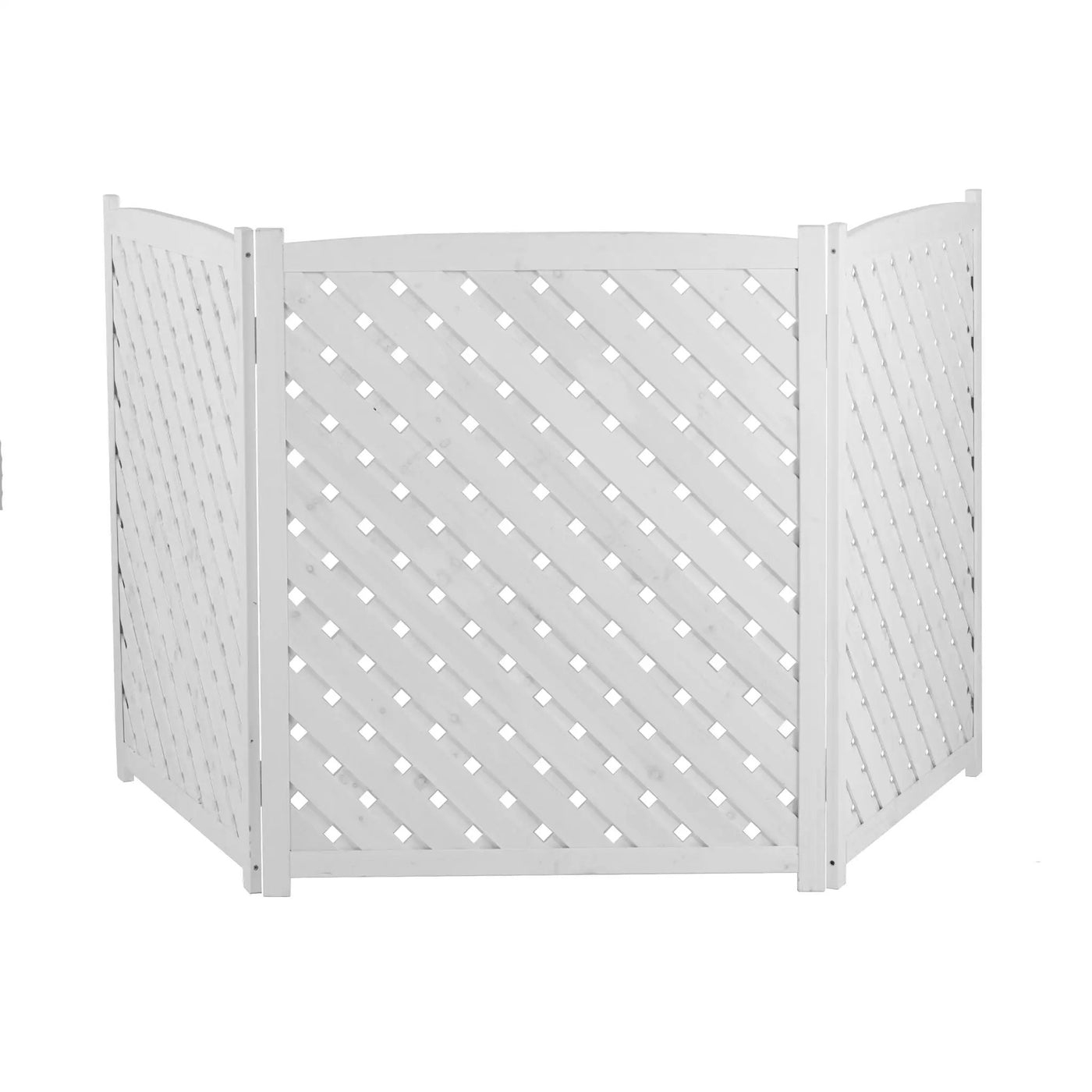 Outdoor 3 Panel Air Conditioner Fence Screen by HouseOfZazla