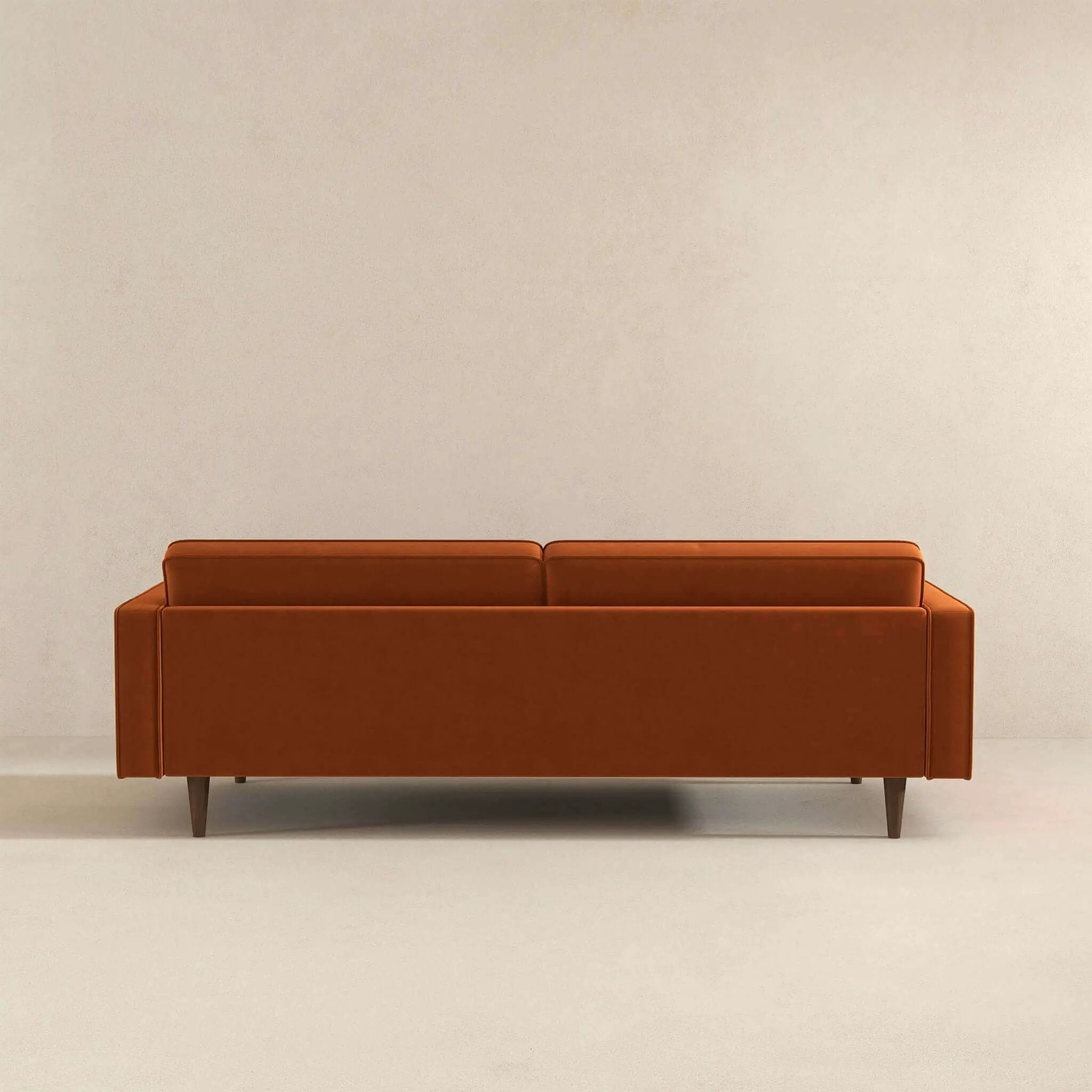 Mid Century Modern Velvet Sofa by HouseOfZazla