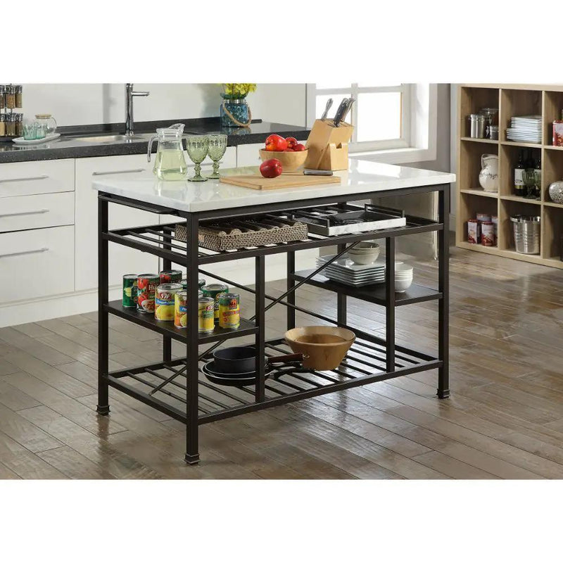 Lanzo - Kitchen Island (Counter) by Unique Piece Furniture