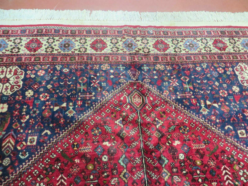 Persian Tribal Rug 7x10, Shiraz Carpet, Abadeh Rug by Jewel Rugs