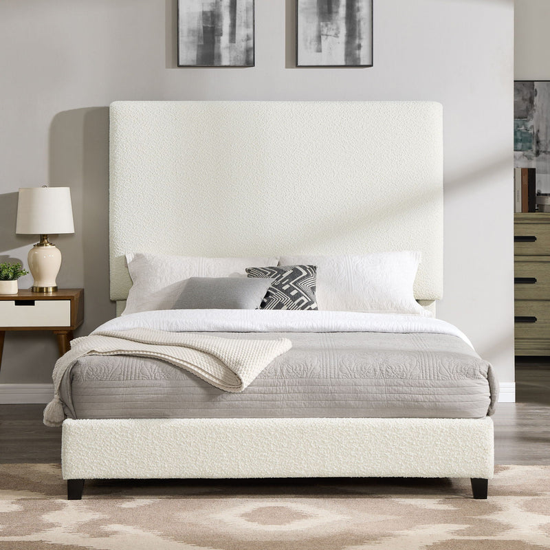 Upholstered Headboard Platform Bed by Unique Piece Furniture
