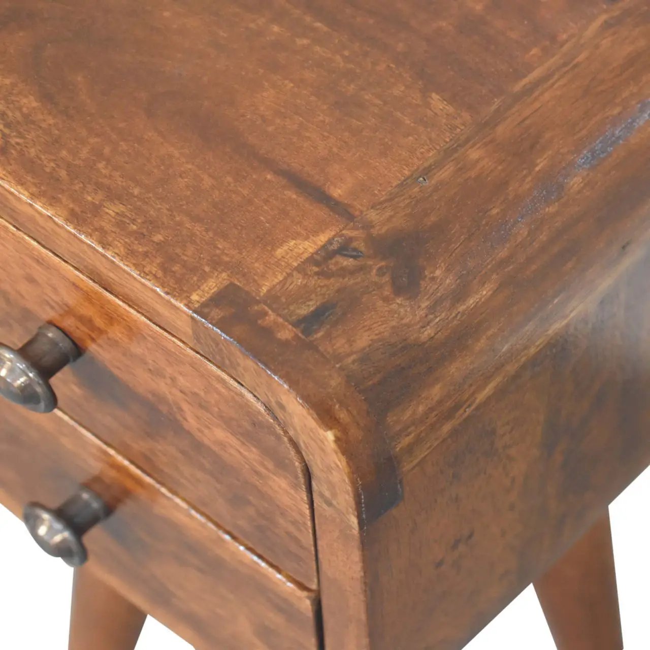 Curved Nightstand, by Unique Piece Furniture