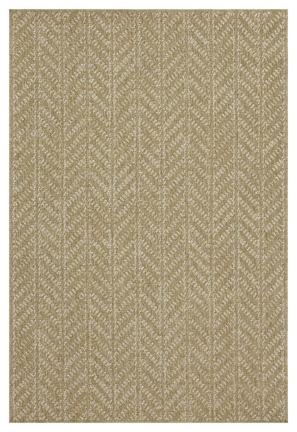 Earth GC_NTL1014 Jute/White Indoor/Outdoor Area Rug