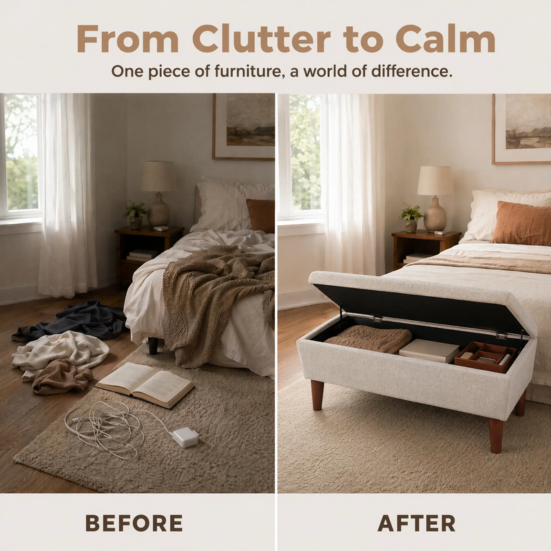 42" Rectangular Ottoman by HouseOfZazla