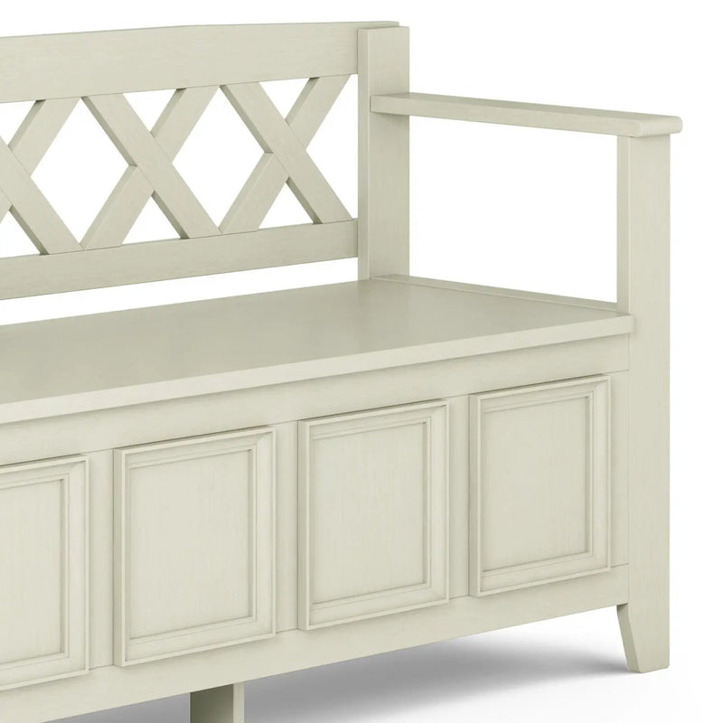 Amherst - Handcrafted Entryway Storage Bench by HouseOfZazla