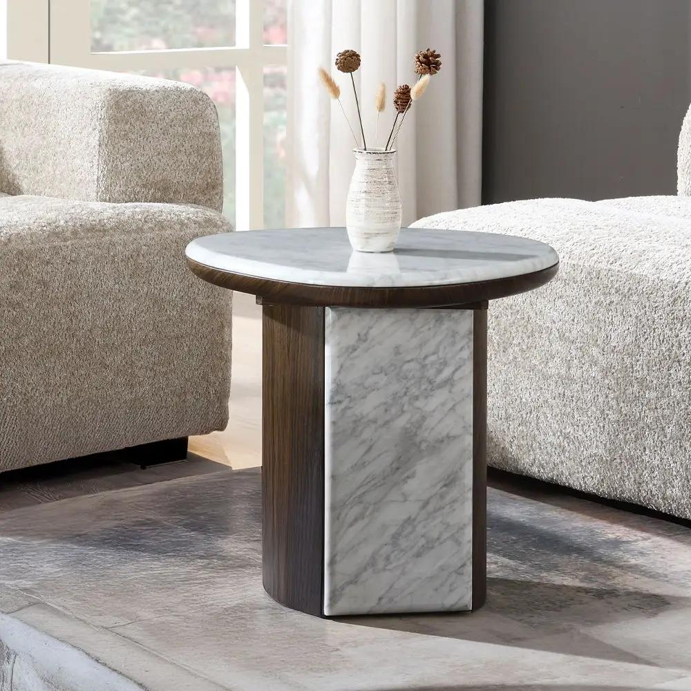 Haidar - Table With Marble Top by Unique Piece Furniture