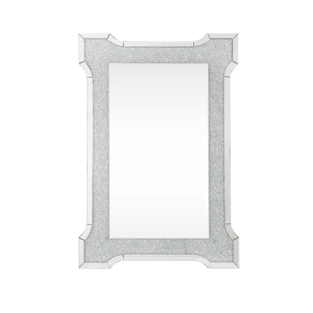 Noralie - 47" X 31" Accent Mirror With Faux Diamonds - Mirrored by Unique Piece Furniture