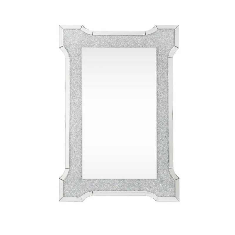 Noralie - 47" X 31" Accent Mirror With Faux Diamonds - Mirrored by Unique Piece Furniture