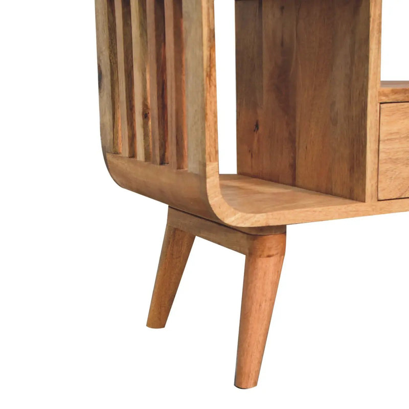 Solid Wood Soba Nordic Media Unit by HouseOfZazla