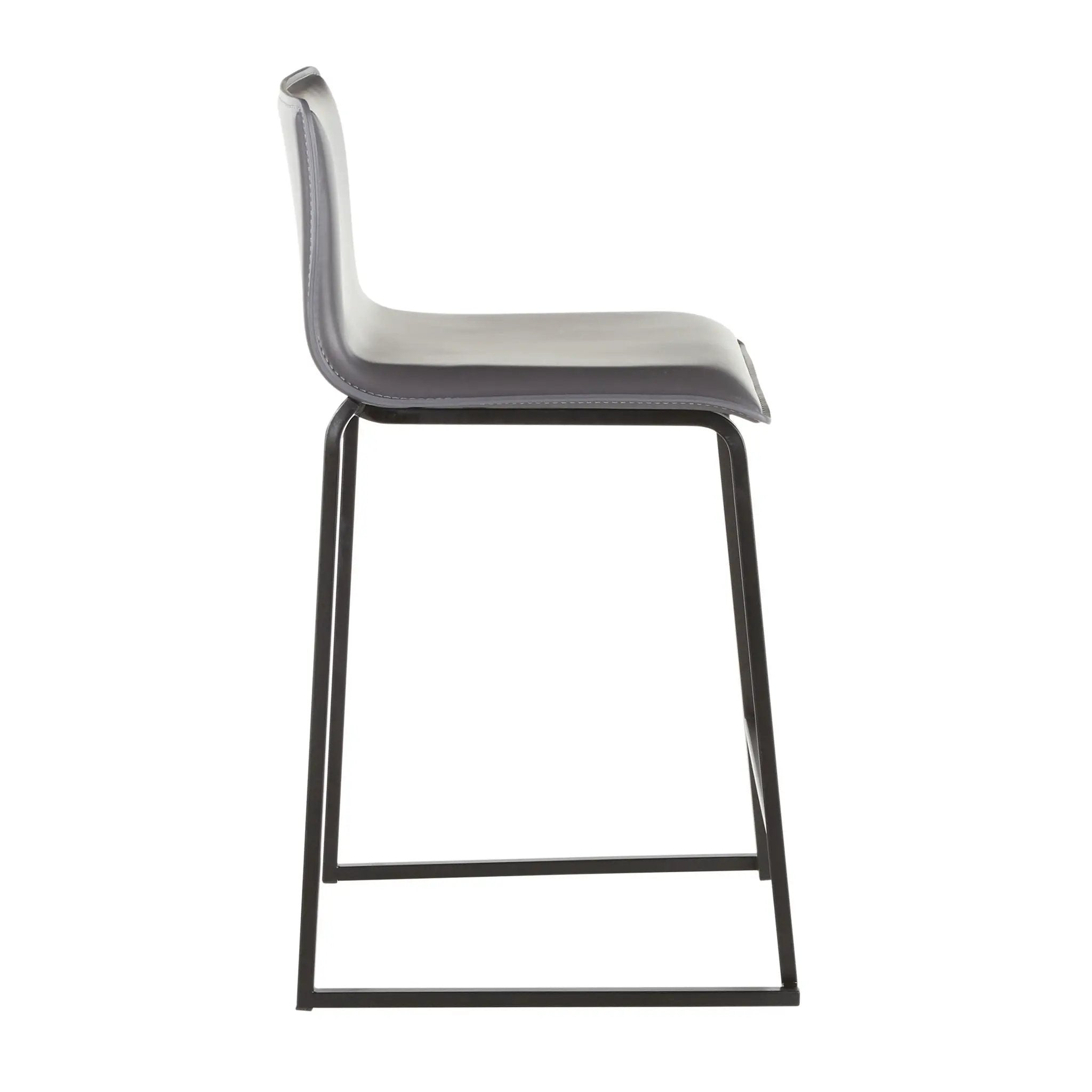 Mara - Upholstered Contemporary Counter Stool (Set of 2) by HouseOfZazla