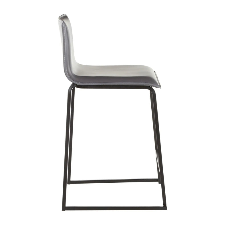 Mara - Upholstered Contemporary Counter Stool (Set of 2) by HouseOfZazla