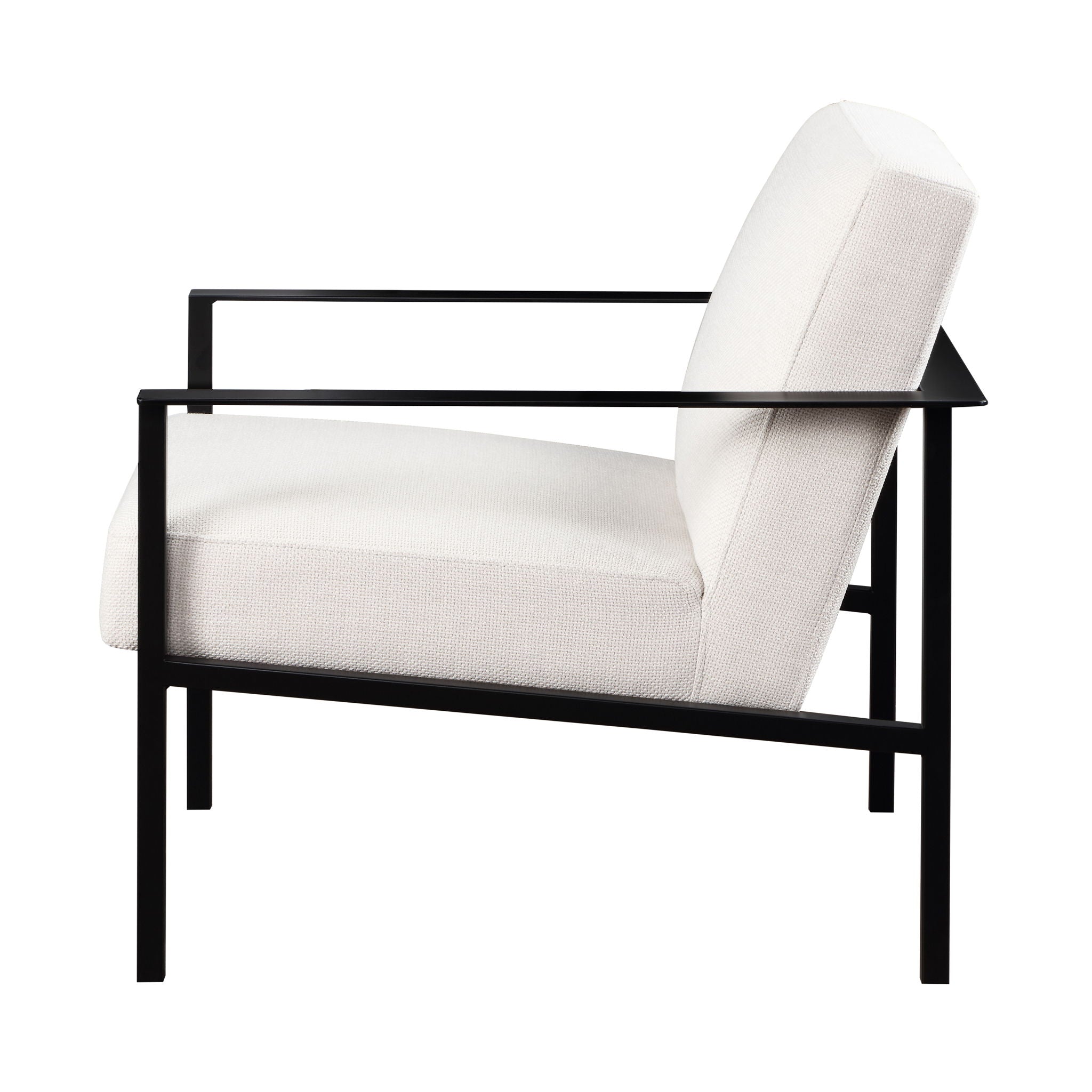 Millie - Stationary Accent Chair - Off White by HouseOfZazla