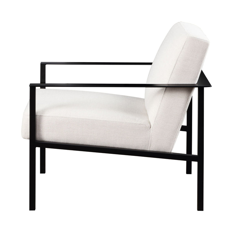 Millie - Stationary Accent Chair - Off White by HouseOfZazla