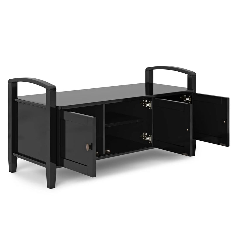 Warm Shaker - Handcrafted Entryway Storage Bench by Unique Piece Furniture
