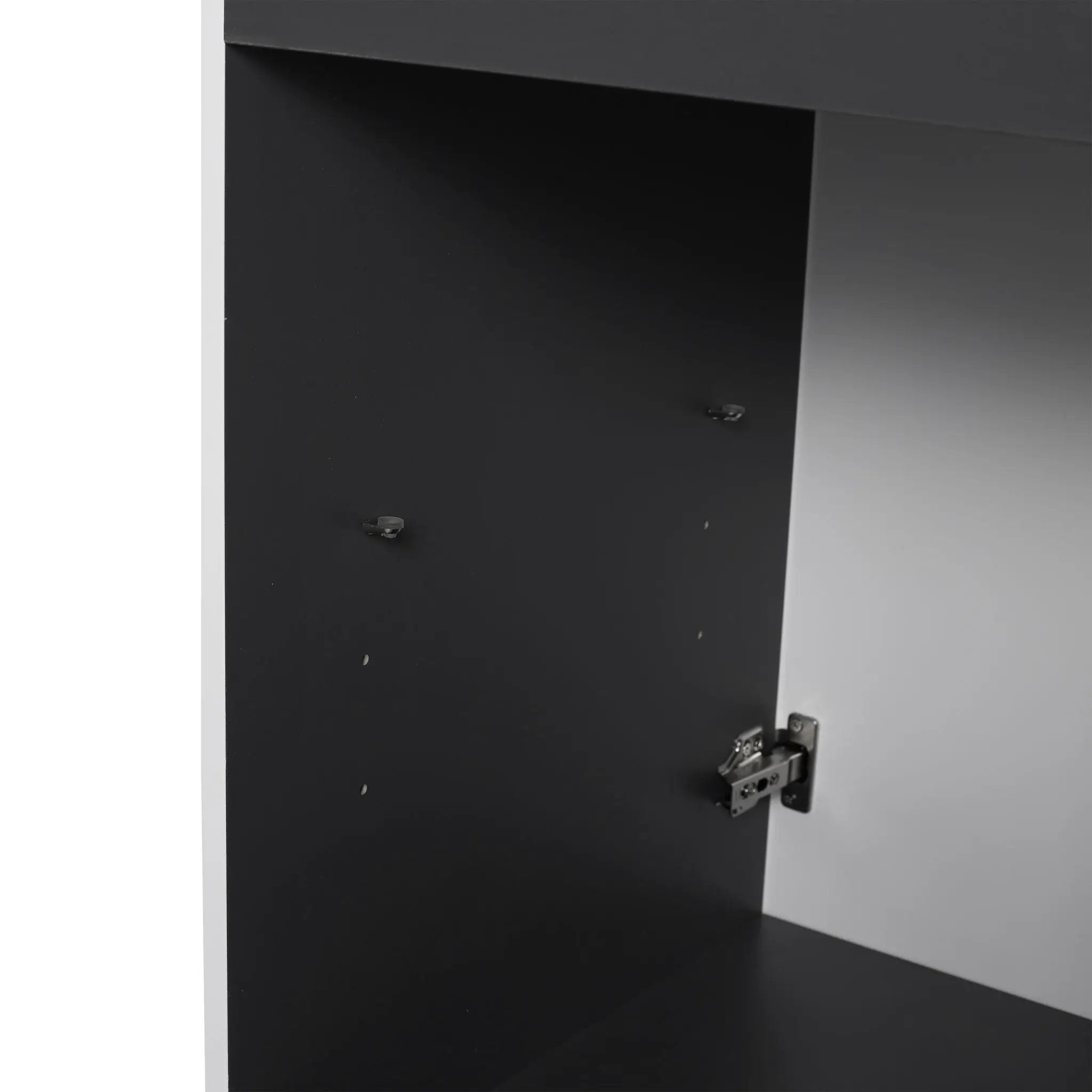 Contemporary Freestanding Bathroom Vanity With Resin Sink & Soft-Close Cabinet Doors by HouseOfZazla