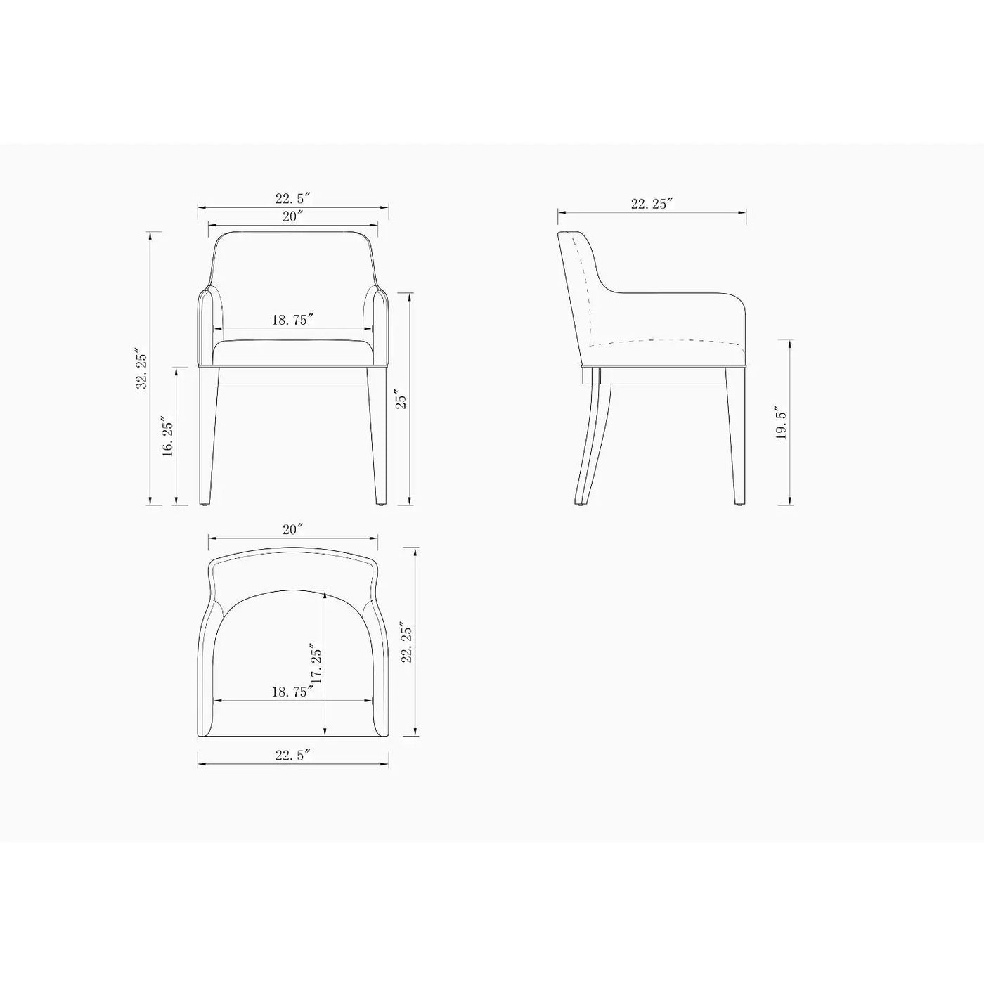 Gansevoort - Dining Armchair by HouseOfZazla