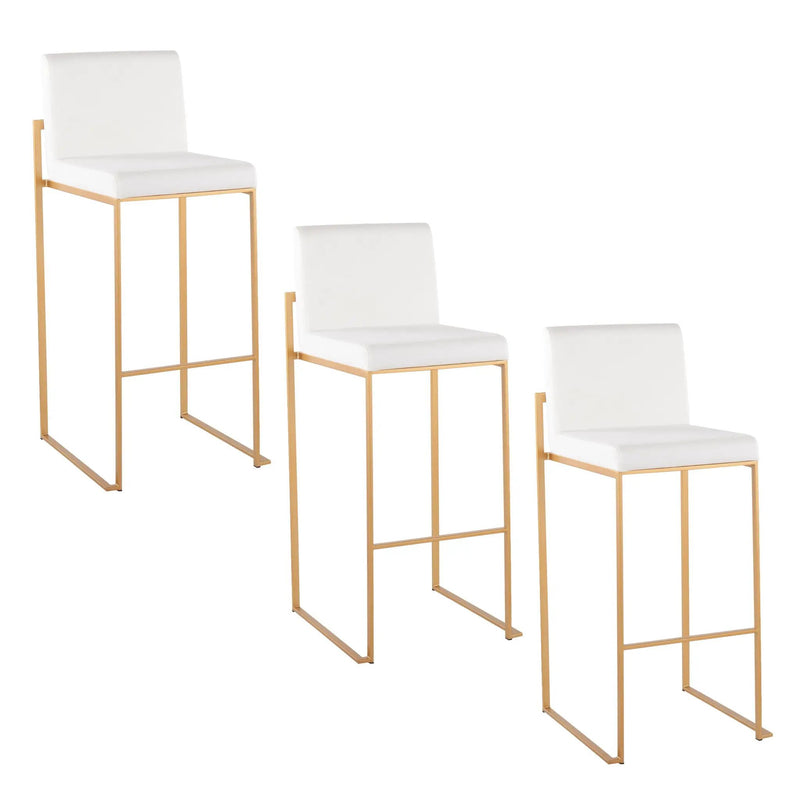 Fuji - Contemporary Design High Back Barstool by Unique Piece Furniture