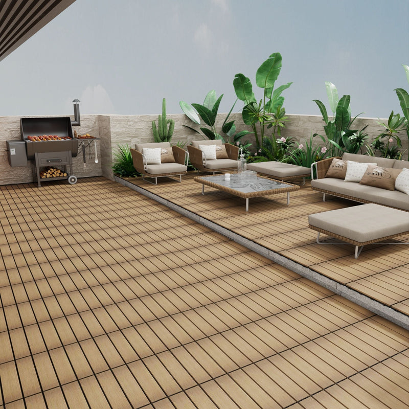 Patio Deck Tiles, Pack Of 22 by HouseOfZazla
