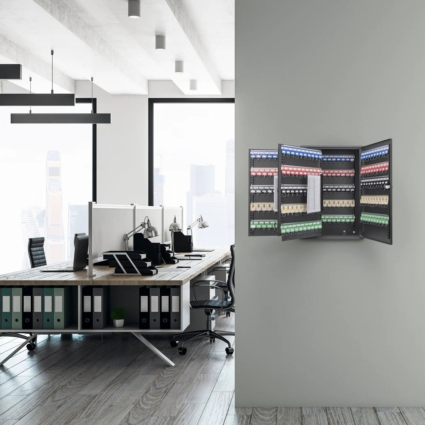 Adjustable Key Cabinet With Combination Lock by HouseOfZazla