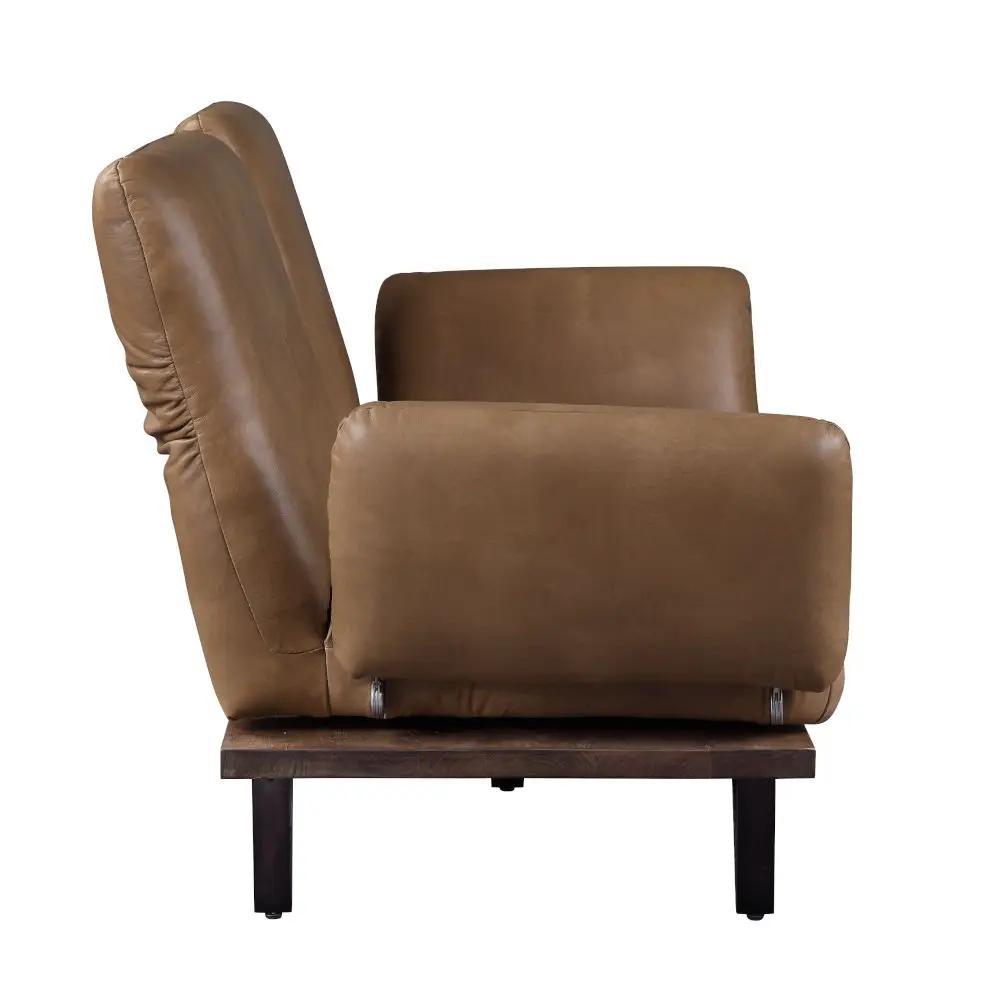 Narech - Sofa With Swivel - Nutmeg Top Grain Leather by Unique Piece Furniture