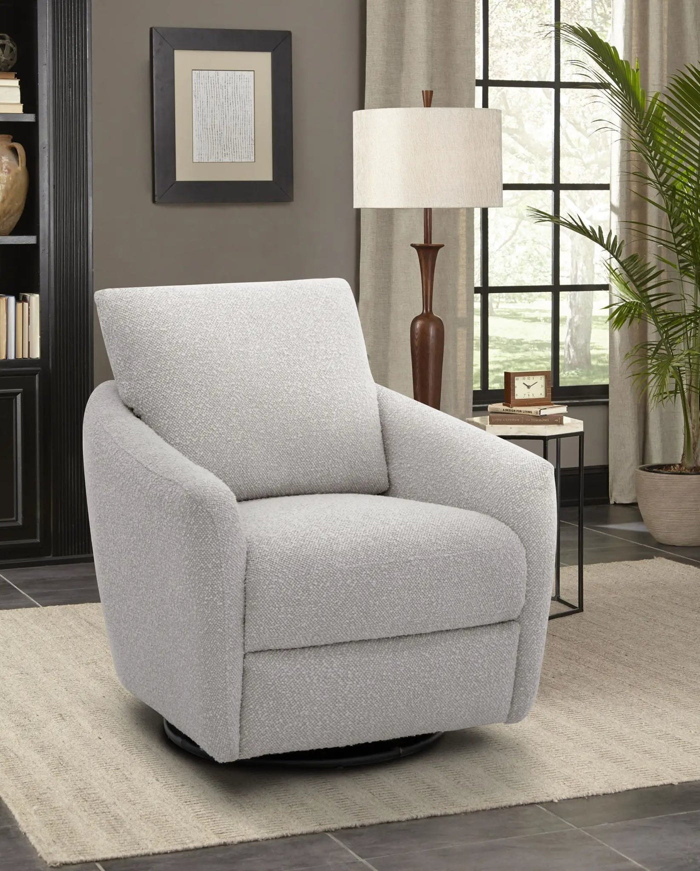 Morrow - 1P Swivel Recliner (Footrest Only) by Unique Piece Furniture