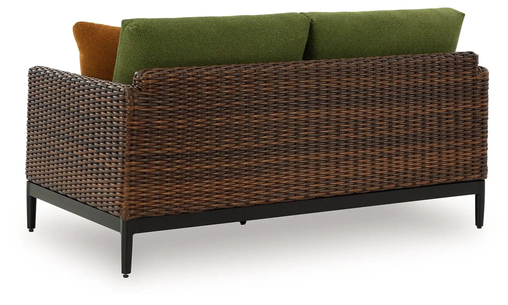 Horizon Hall - Loveseat With Cushion - Brown / Green by Unique Piece Furniture