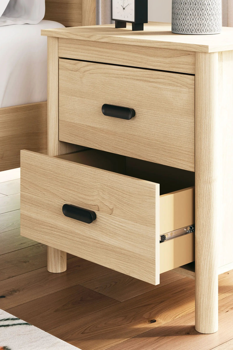 Cabinella - Two Drawer Night Stand - Tan by Unique Piece Furniture