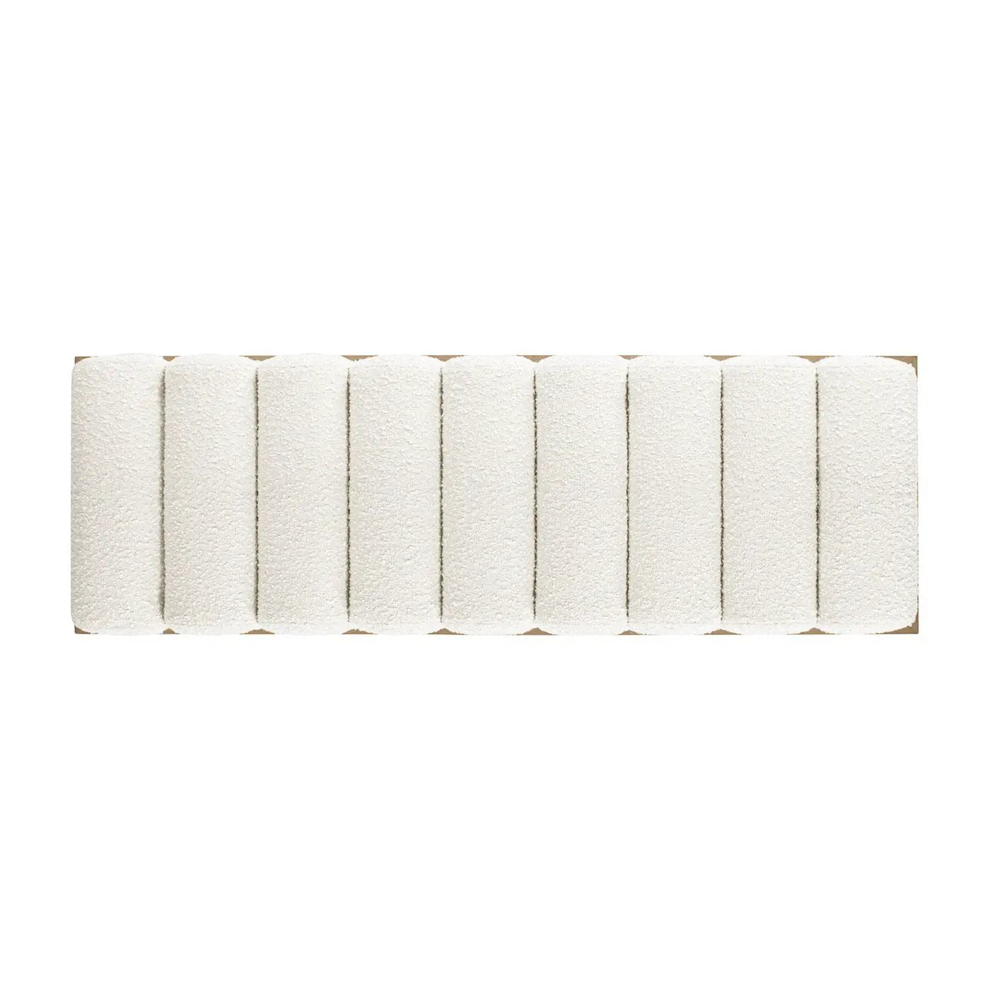 Bella - Upholstered Modern Accent Bench - Ivory White by Unique Piece Furniture