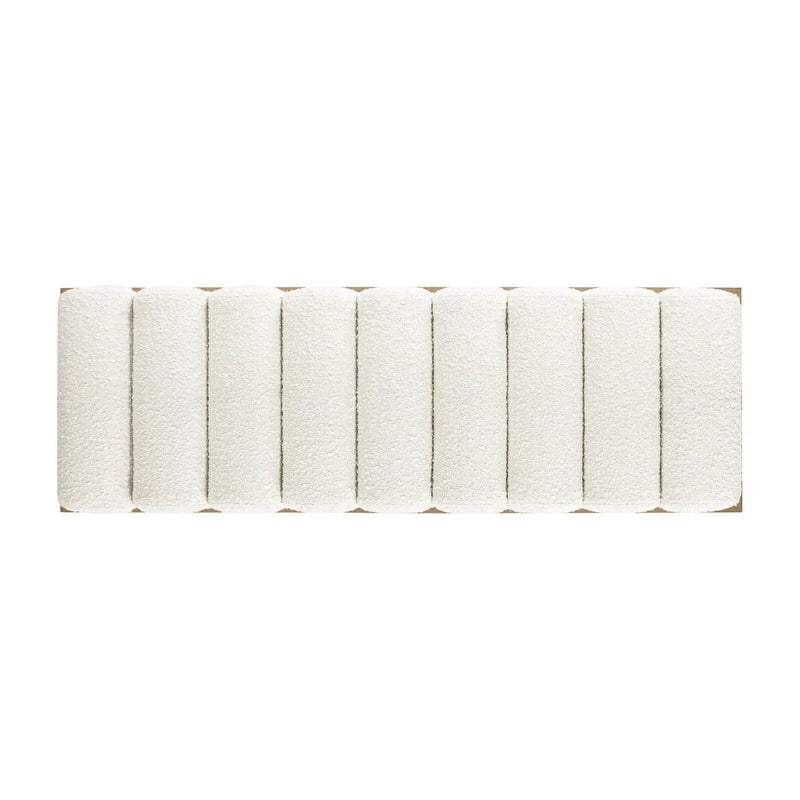 Bella - Upholstered Modern Accent Bench - Ivory White by Unique Piece Furniture