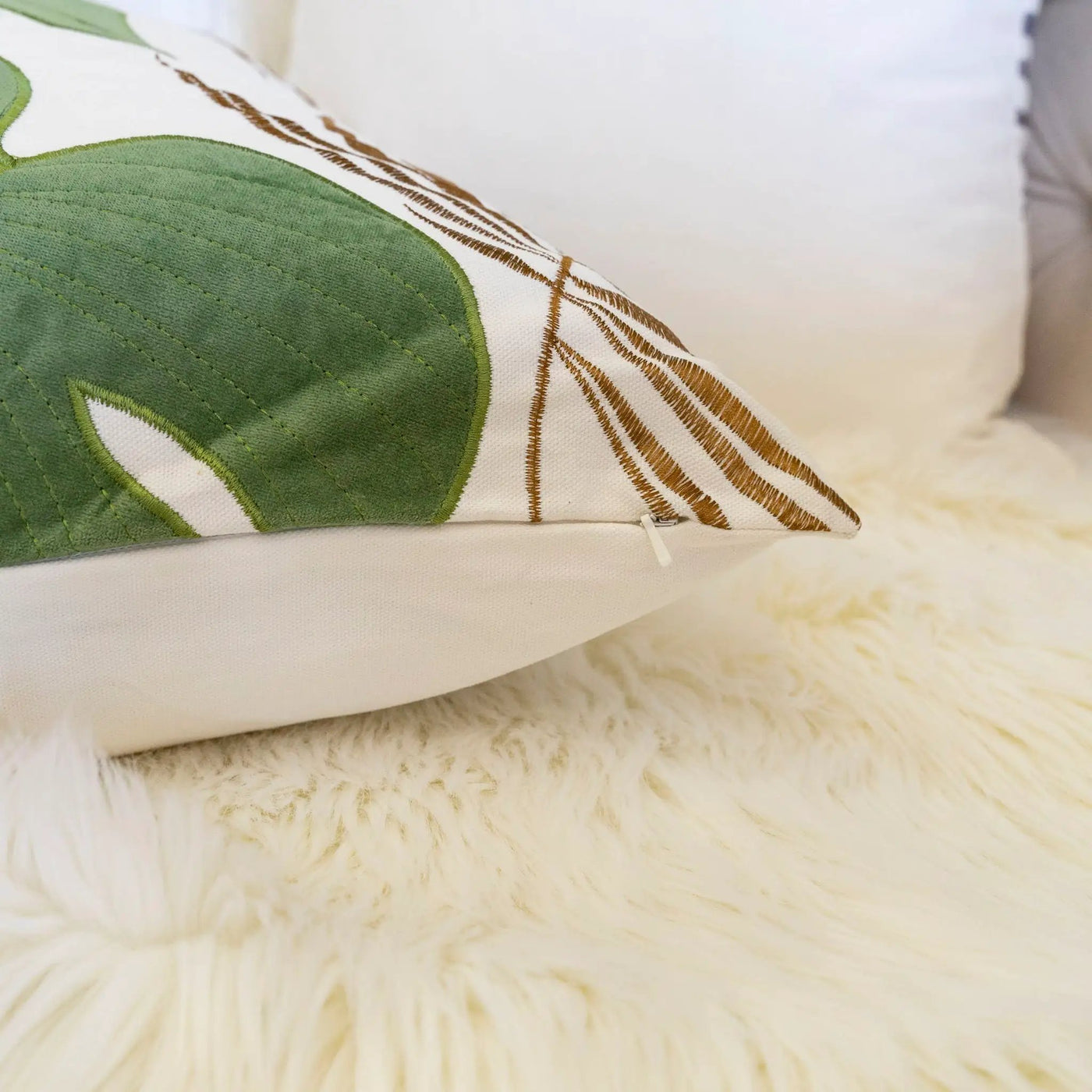 Autumn Vibes Leaf Accent Pillow by Unique Piece Furniture