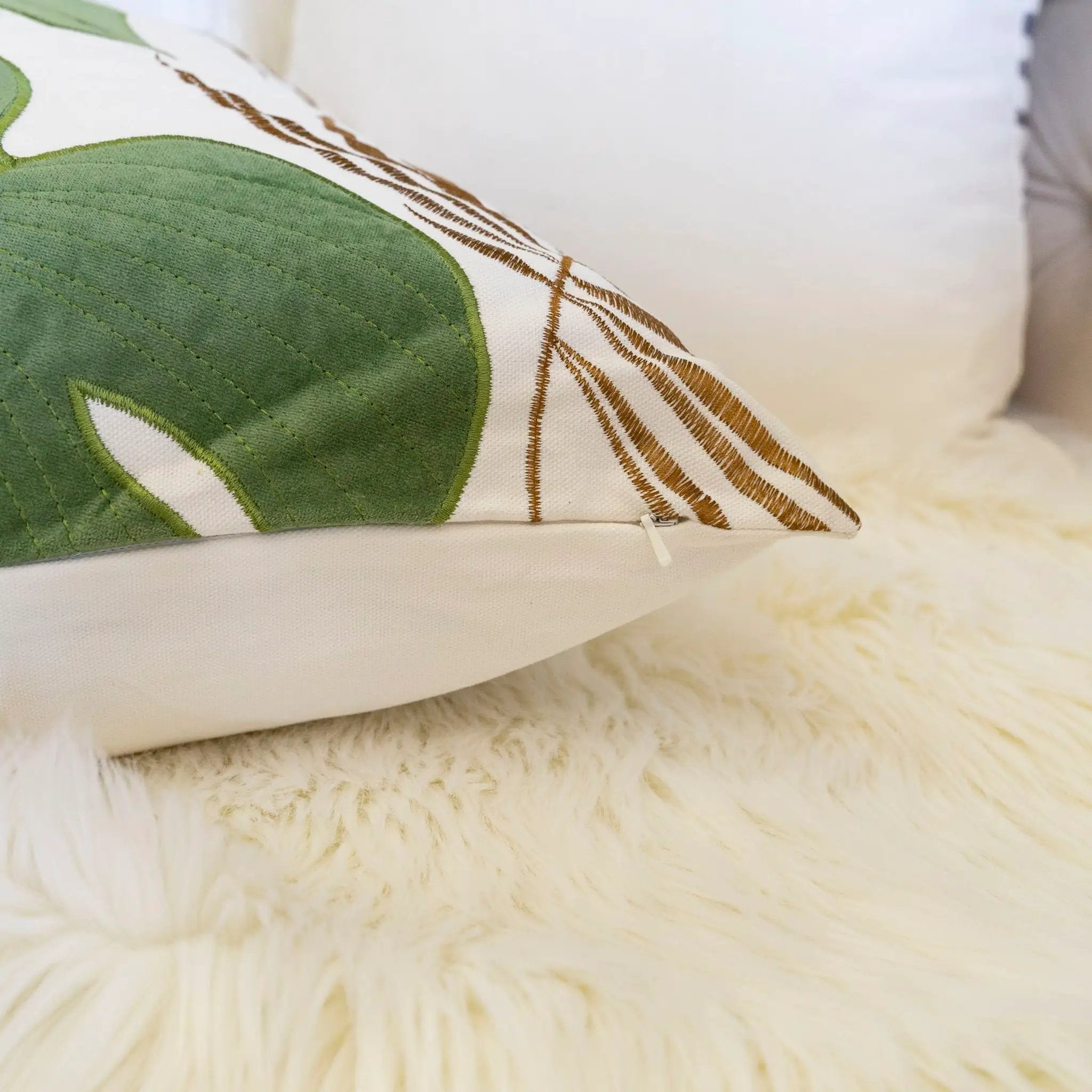 Autumn Vibes Leaf Accent Pillow by Unique Piece Furniture