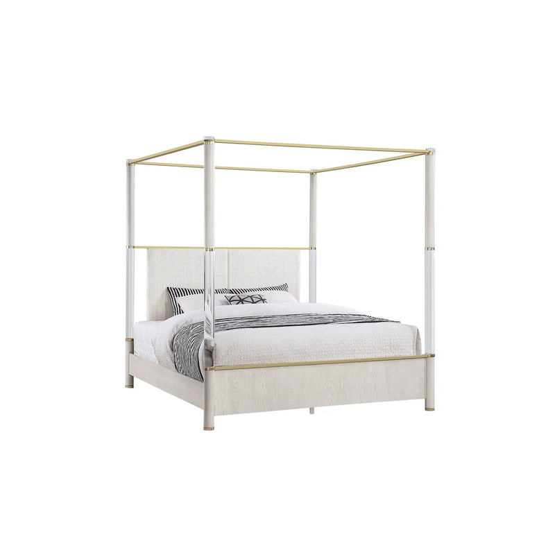 Malco - 4 Post Bed With Upholstered Headboard by Unique Piece Furniture