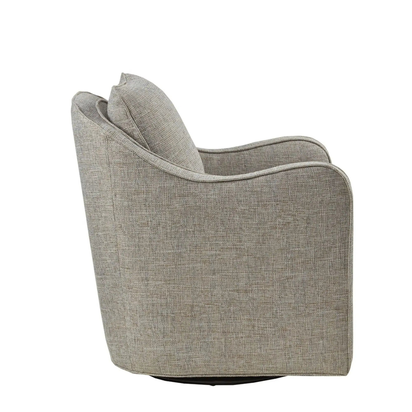Wide Seat Arm Chair With 360 Degree Rotation by HouseOfZazla