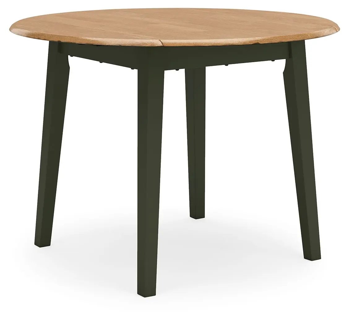 Gesthaven - Round Dining Room Drop Leaf Table Set by Unique Piece Furniture