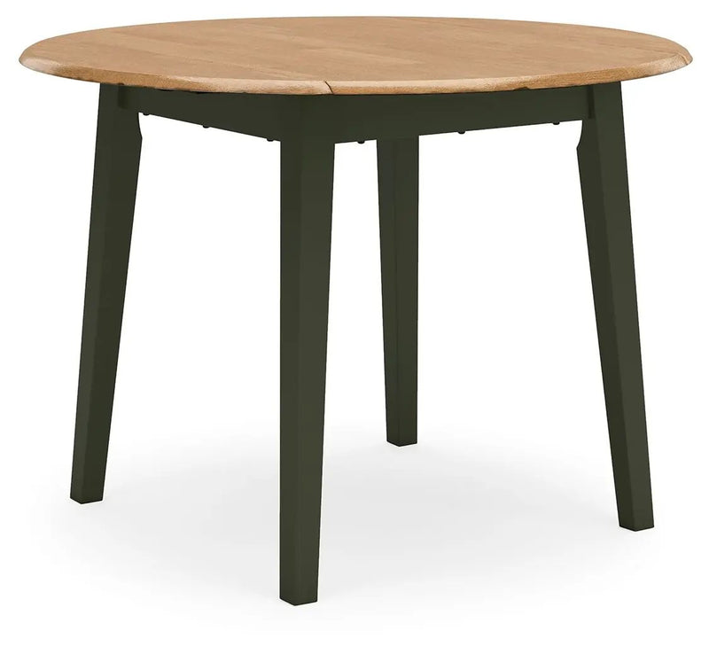 Gesthaven - Round Dining Room Drop Leaf Table Set by Unique Piece Furniture