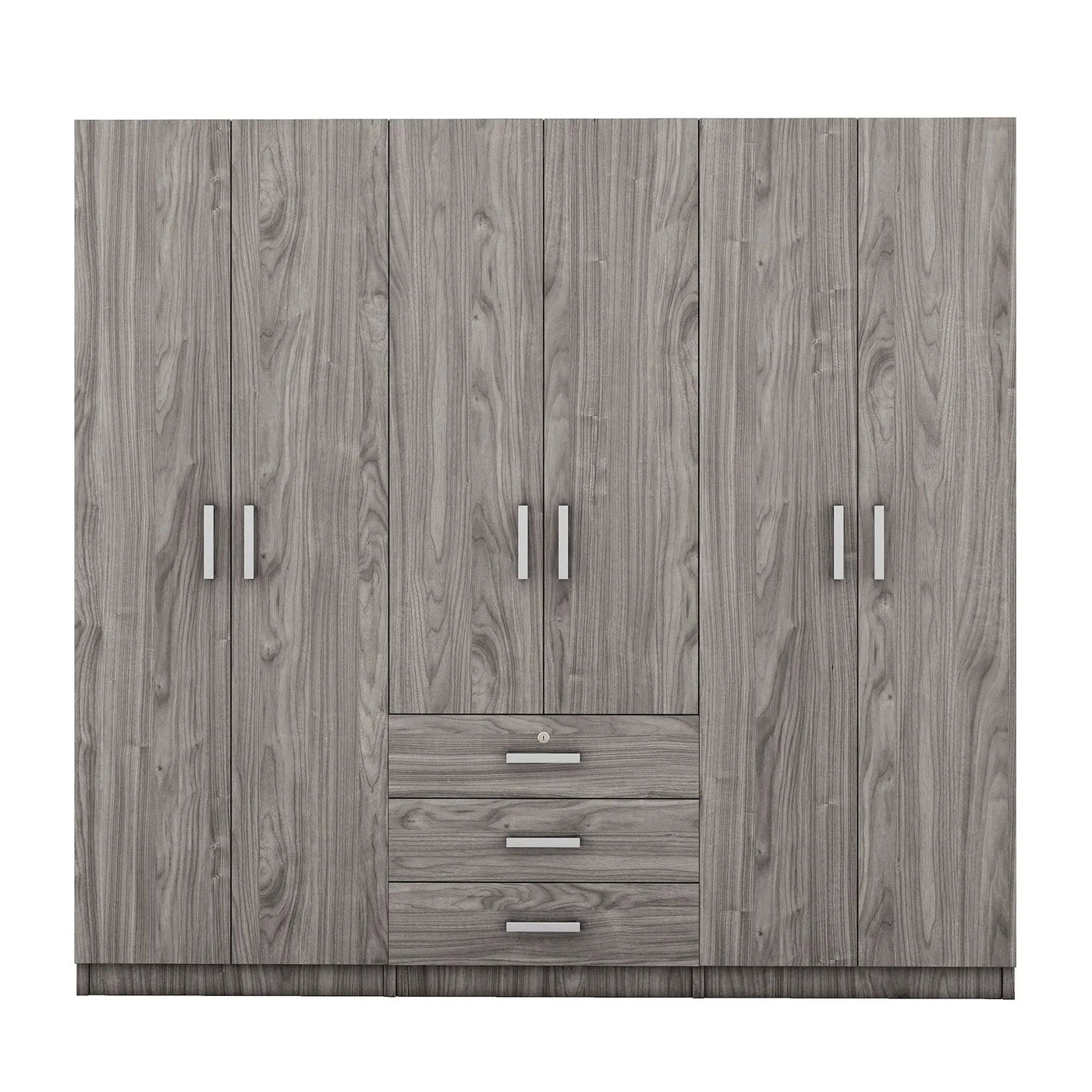 6 Doors Wardrobe Storage For Bedroom, With Big Drawers by Unique Piece Furniture