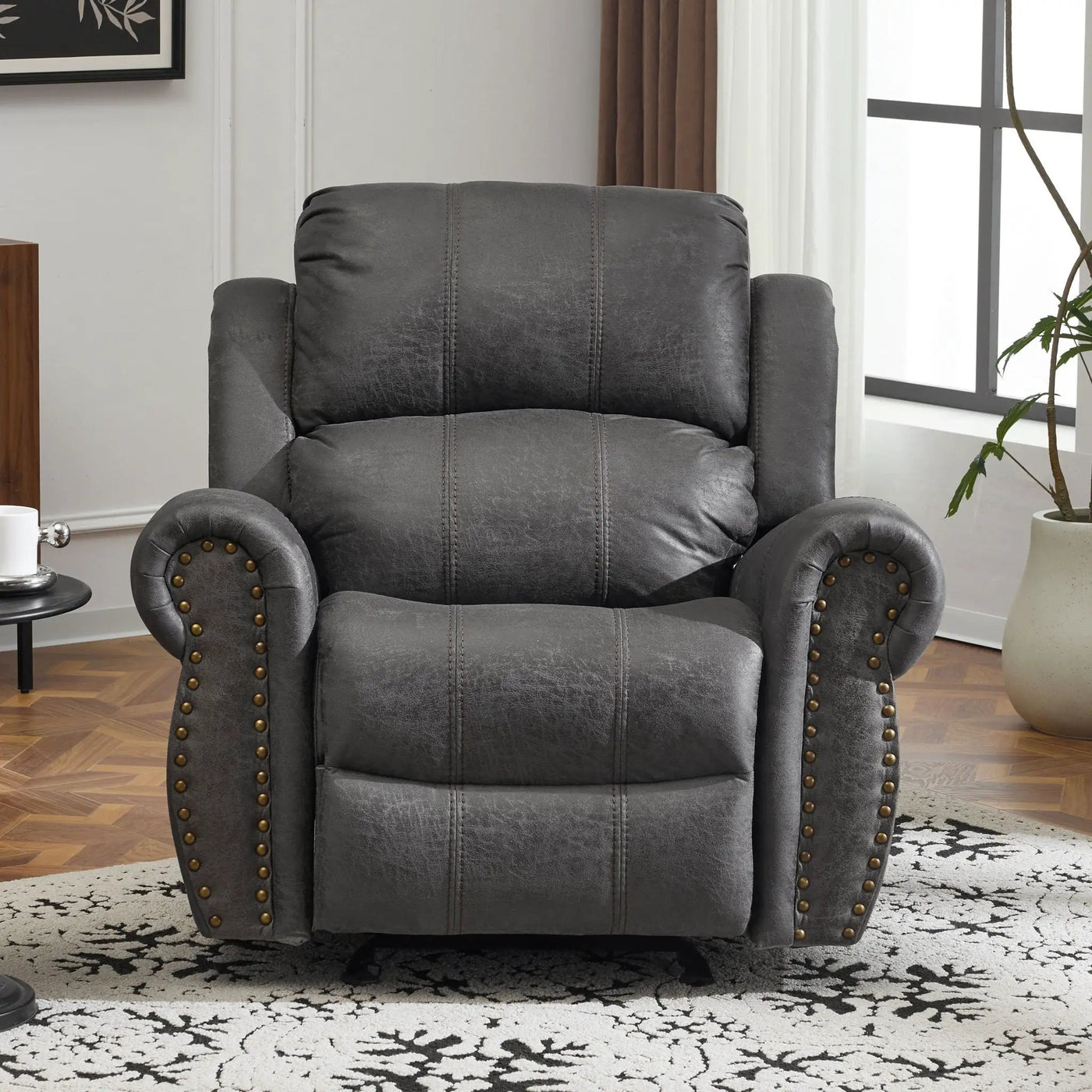 Wide Standard Manual Glider Recliner by Unique Piece Furniture