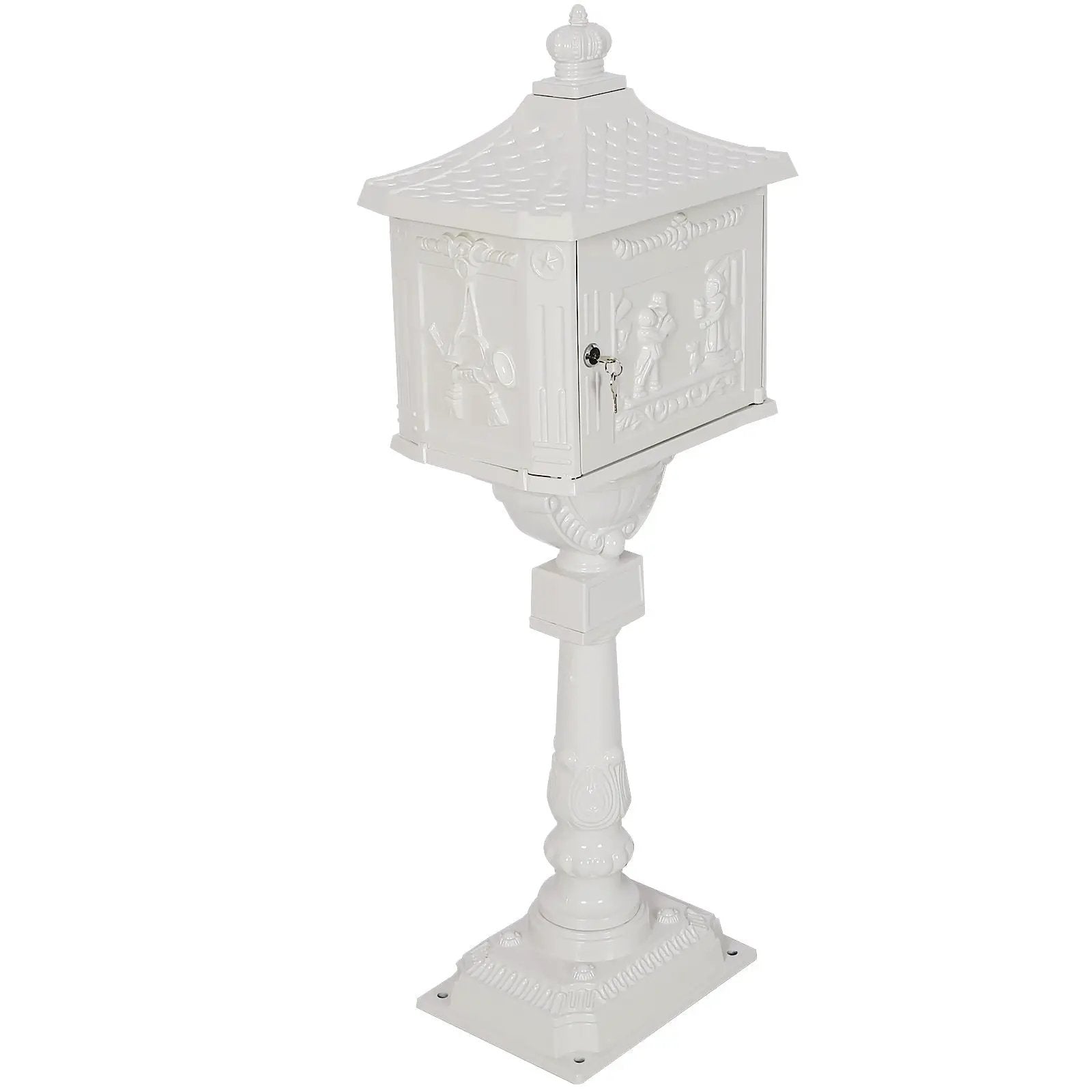 Cast Aluminum Mail Box, Postal Box, Mailbox by Unique Piece Furniture