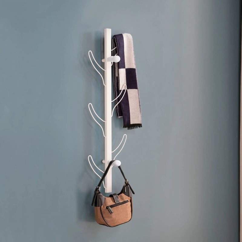 Vertical Eight Hook Coat Rack Wall Mount by Unique Piece Furniture